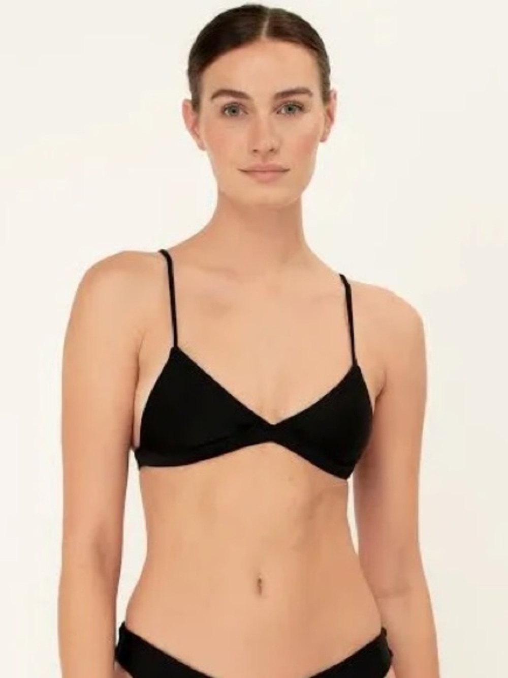 Mikoh Bikini Top Size XL Black Triangle Top